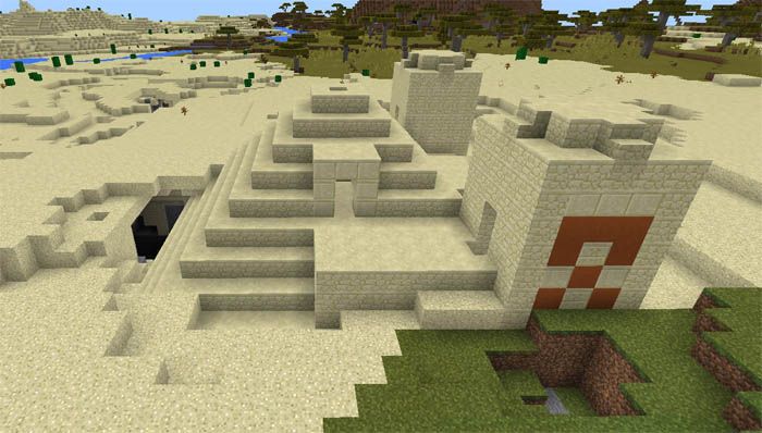 Два храма в Minecraft Pocket Edition