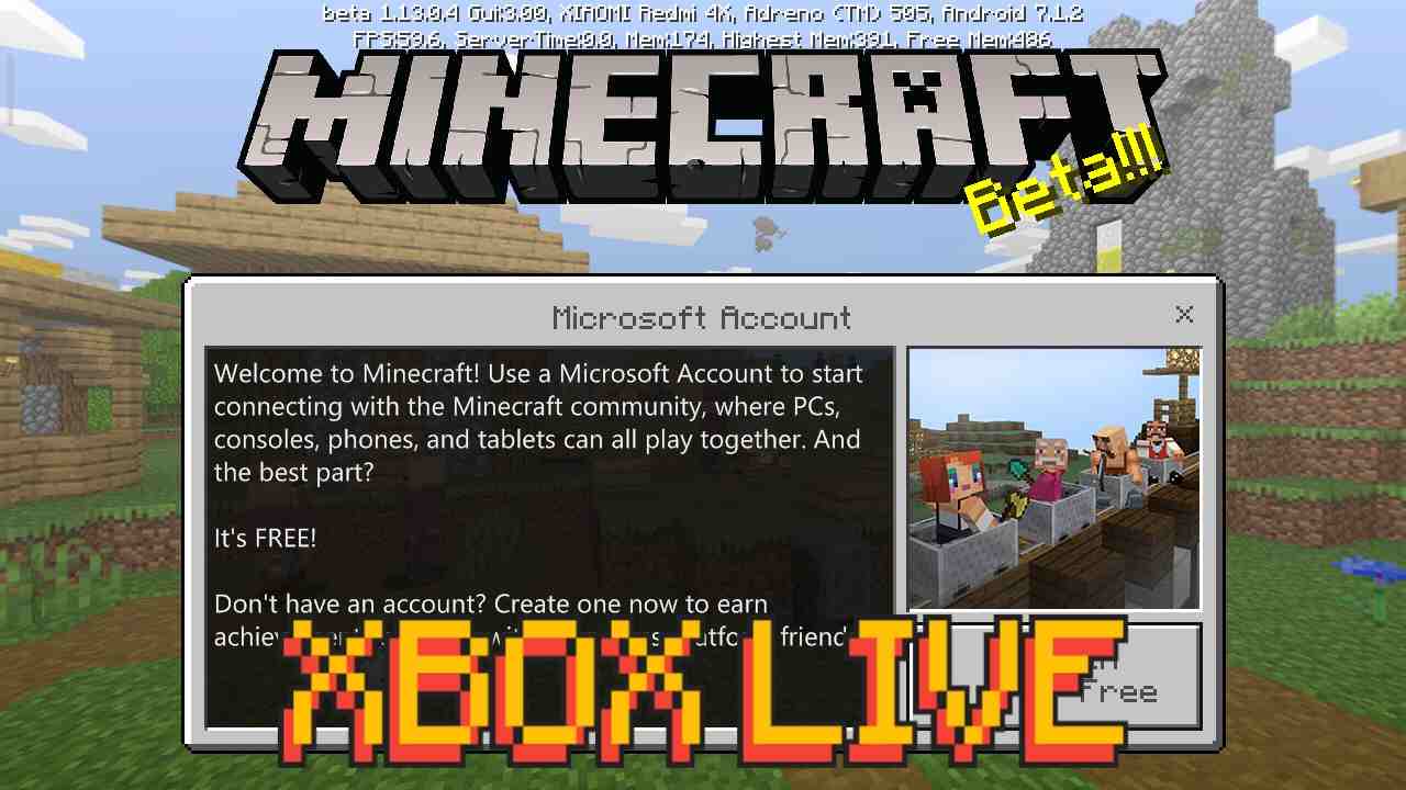 Ошибки Xbox Live в Minecraft Pocket Edition 1.13.0.5