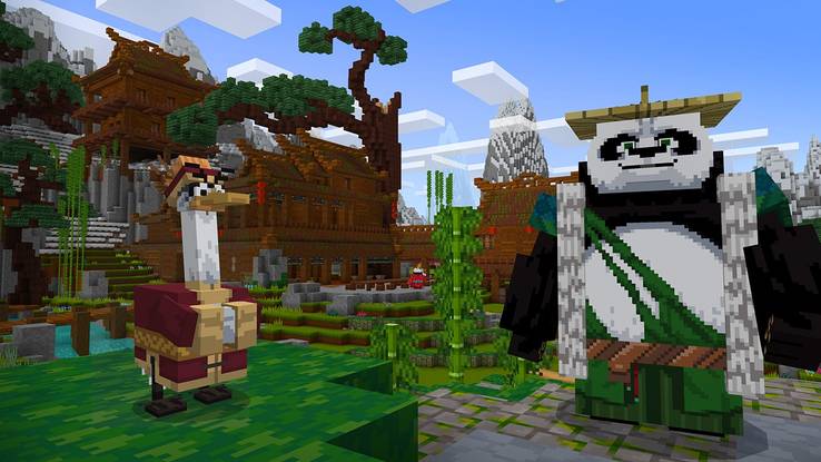 Minecraft выпустил DLC «Кунг-фу Панда», приуроченное к выходу мультфильма