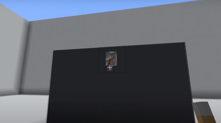 Как сделать механическую дверь, используя красный камень в Майнкрафт