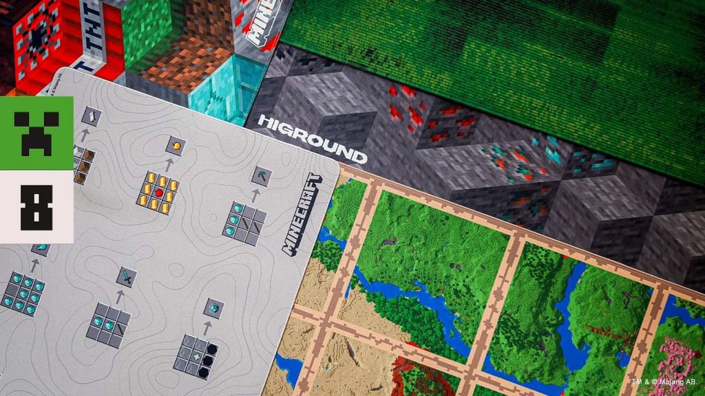 Minecraft анонсировал клавиатуру и коврики для мыши