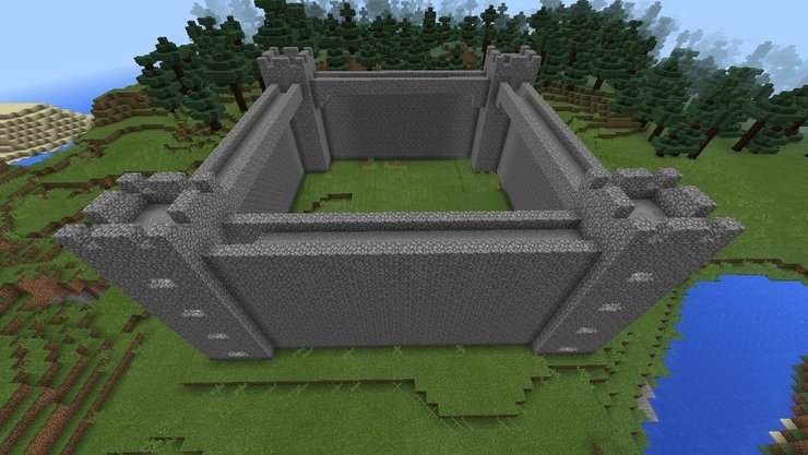 Пошаговое руководство: как построить простой замок в Майнкрафте