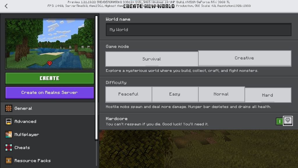 Обновление Minecraft 1.21 добавит режим наблюдателя и Хардкор в Bedrock